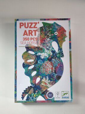 DJECO Seahorse Puzz'Art 350 PCS Colorful Puzzle